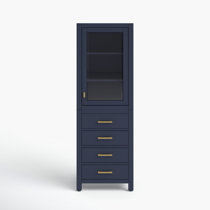 Blue linen tower discount